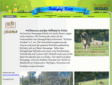 Tablet Screenshot of hobbyhof-kluetz.de